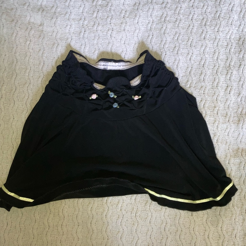 Black Julies Closet skirt girls with stretchy waist S